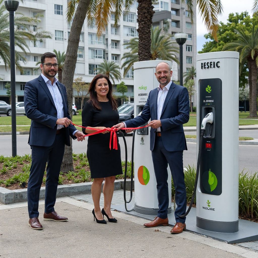 Primera estación de carga instalada por ElectroInvest