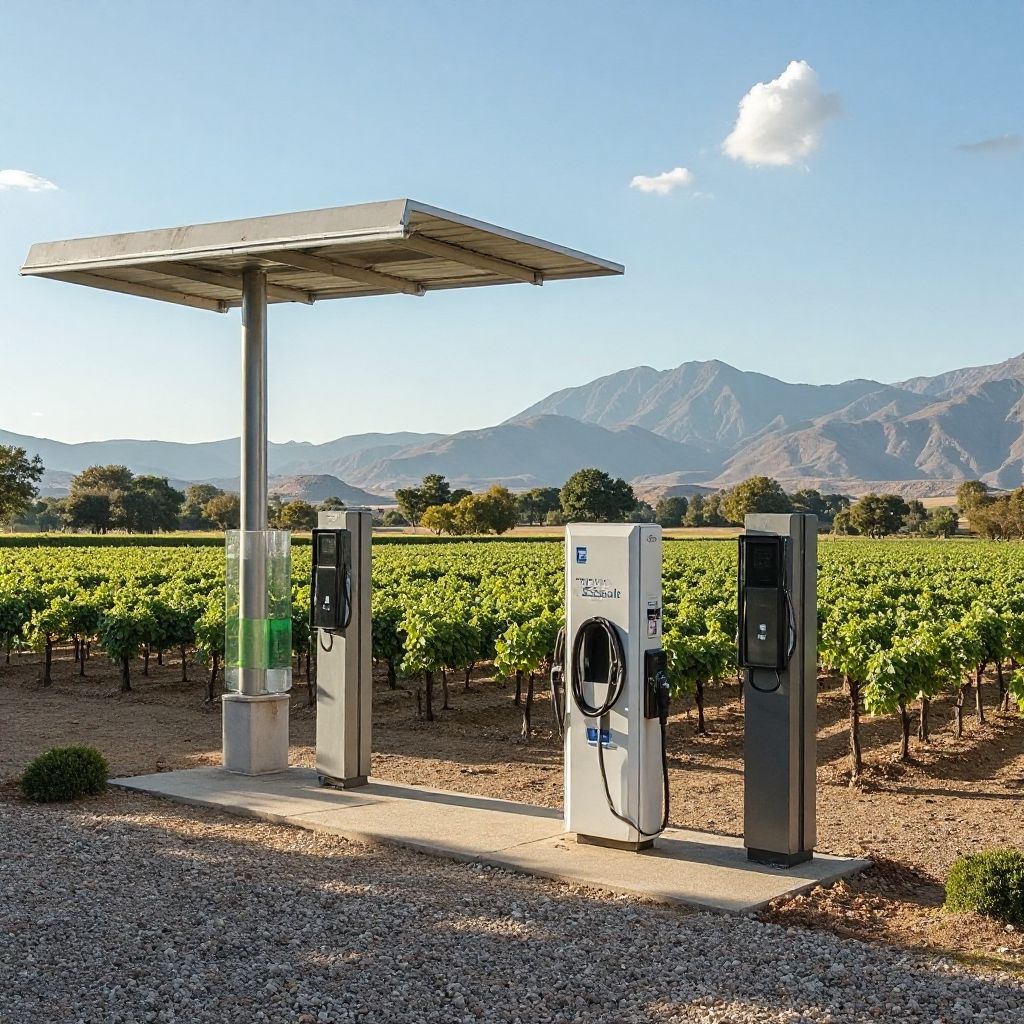 Estación solar integrada en Mendoza
