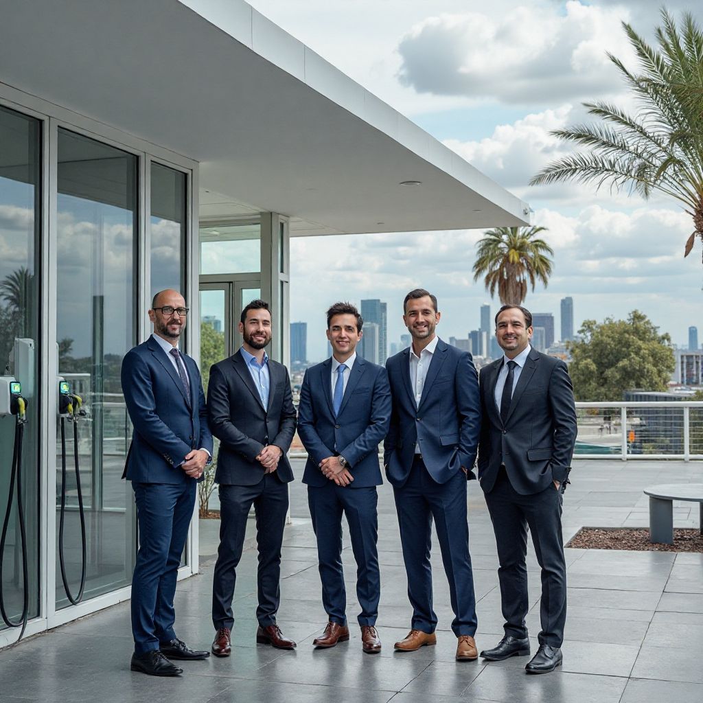 Equipo de ElectroInvest en la sede central