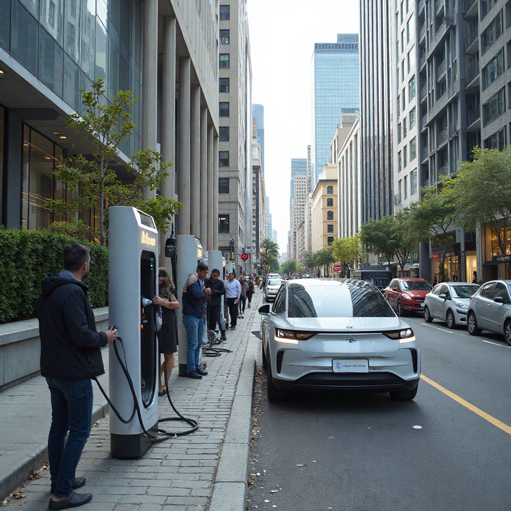 Estación de carga en Buenos Aires